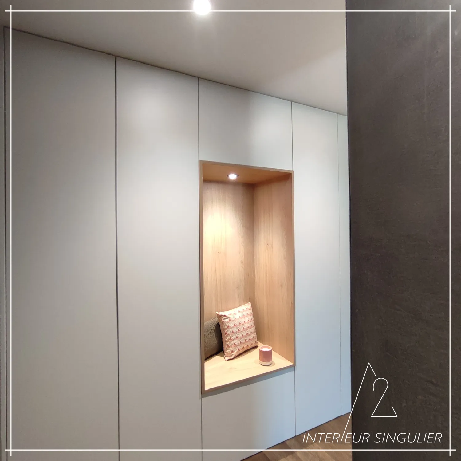 decoration salon louverne