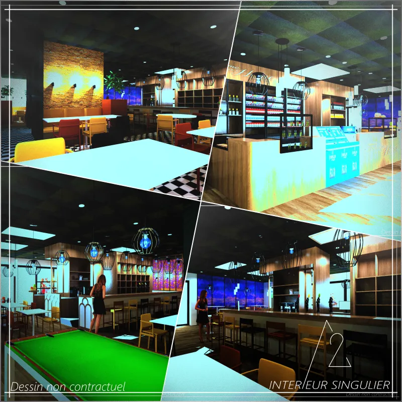decoration salon louverne