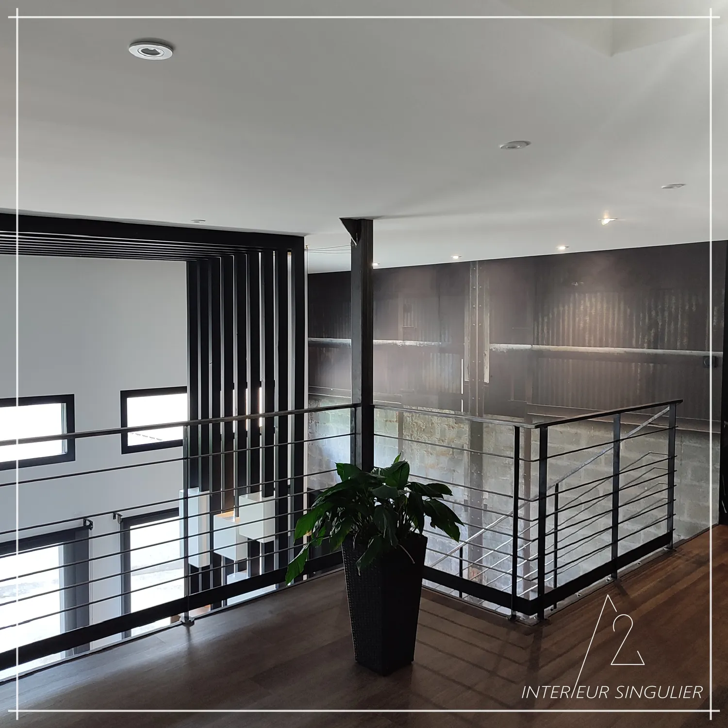 decoration salon louverne