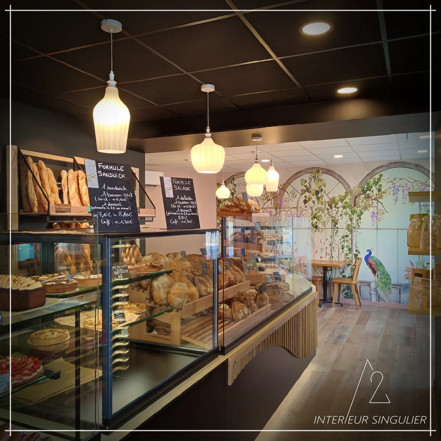 decoration salon louverne