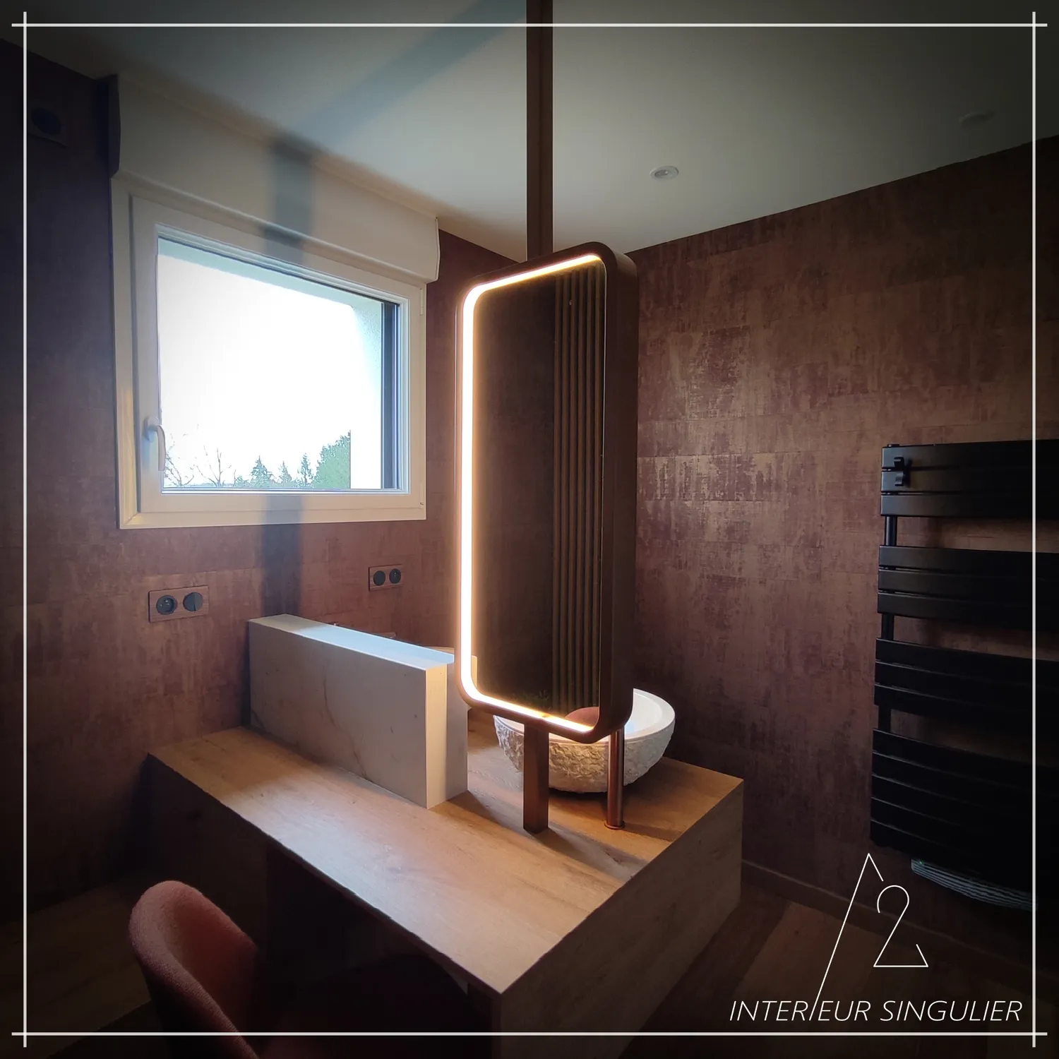 decoration salon louverne