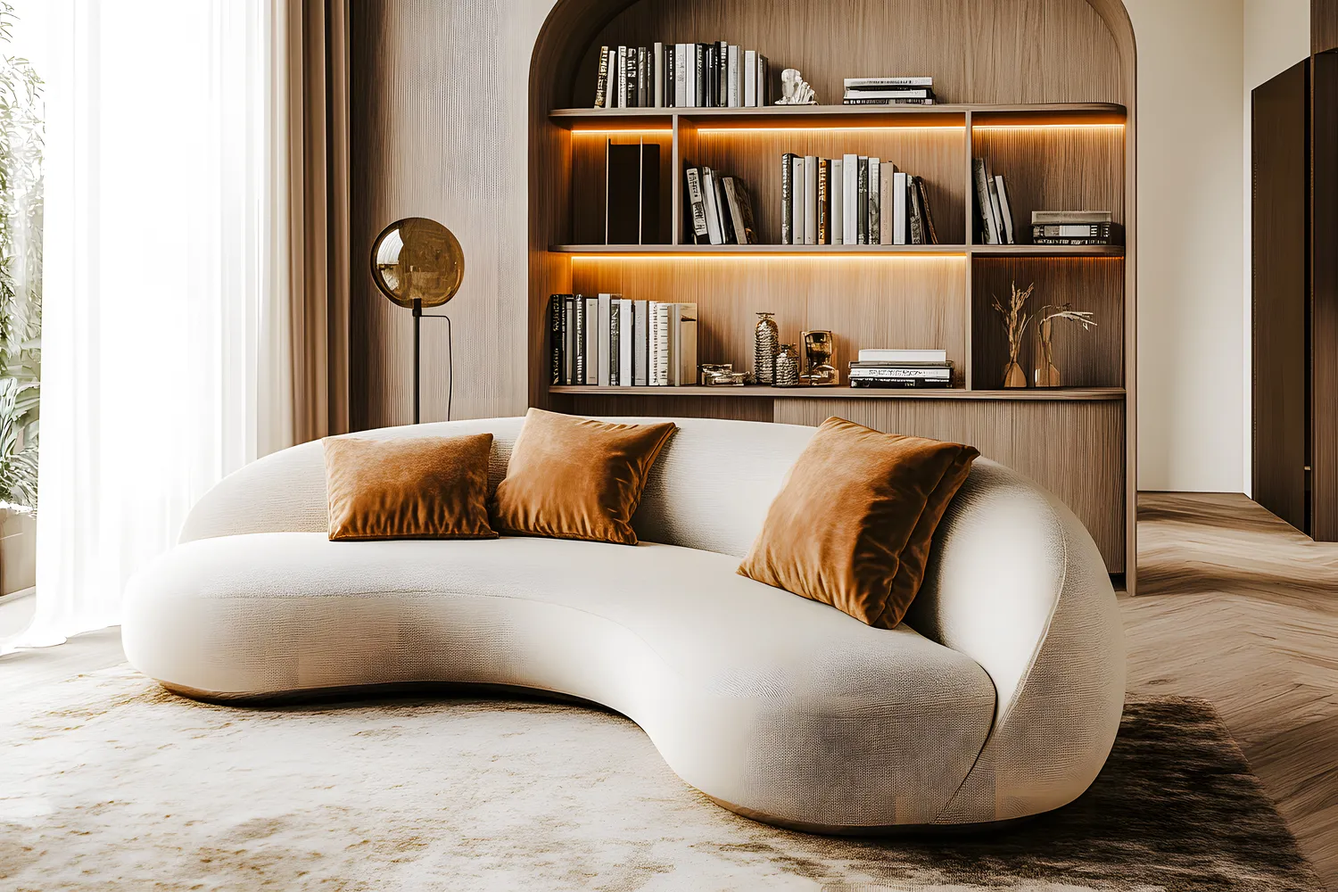 decoration salon louverne