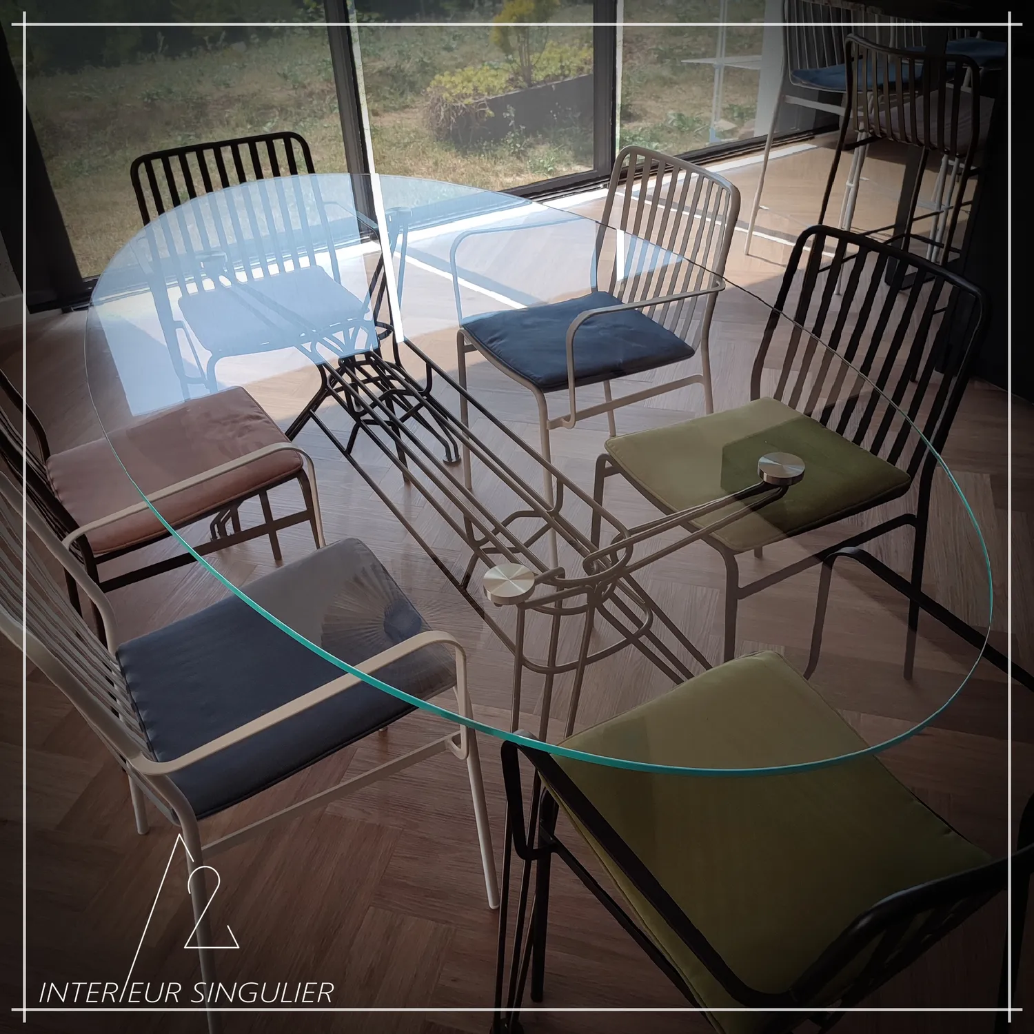 decoration salon louverne